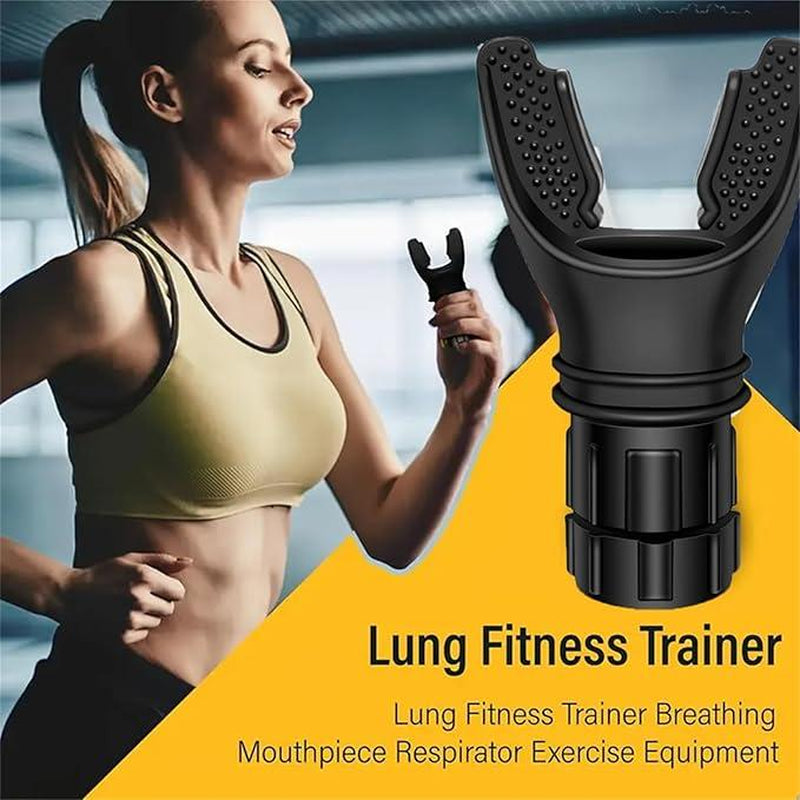 Breathing Exercise Device, Adjustable Respiratory Resistant, Portable Lung Capacity Abdominal Breathing Trainer Sports Accessories, Fitness Equipment
